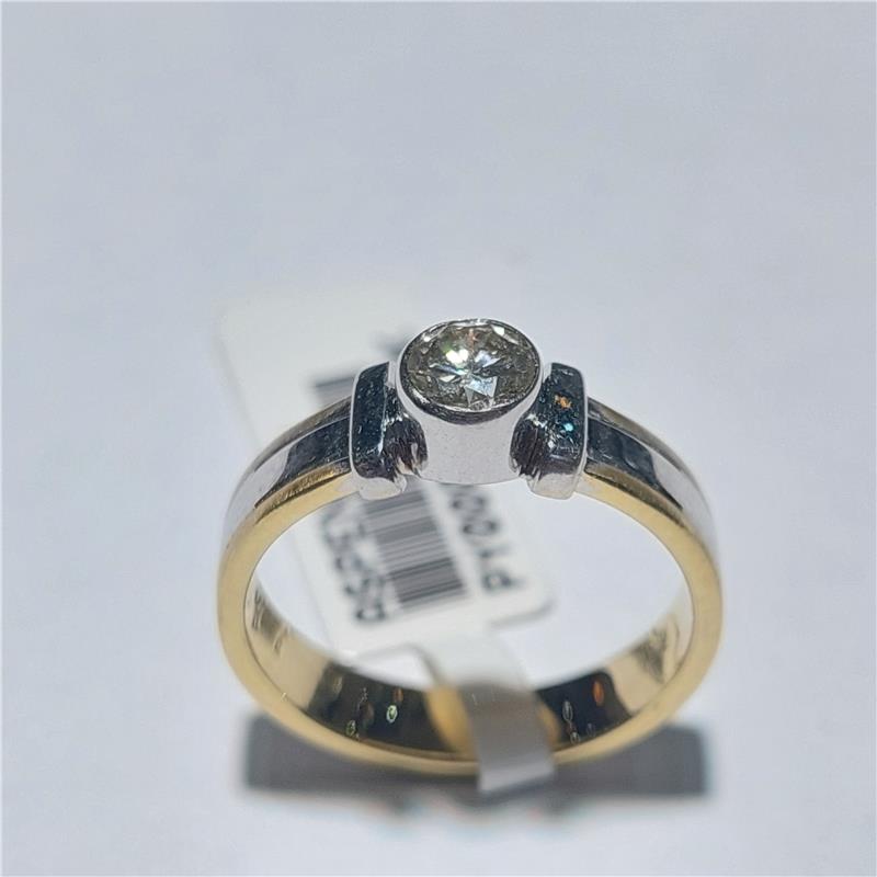 0,36 ct Diamond 18 K White Gold Ring 4,70 gr