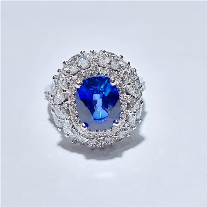 1,28 ct Diamond 14 K White Gold Ring 6,06 gr