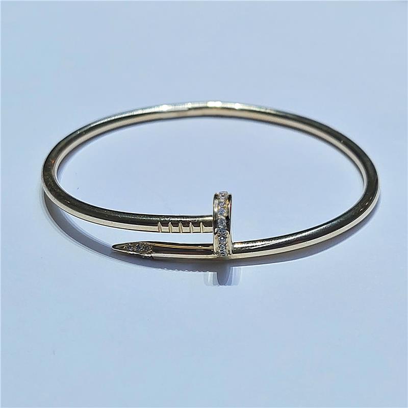 0.30 ct Diamond 14 K Gold Bracelet 18.42 gr