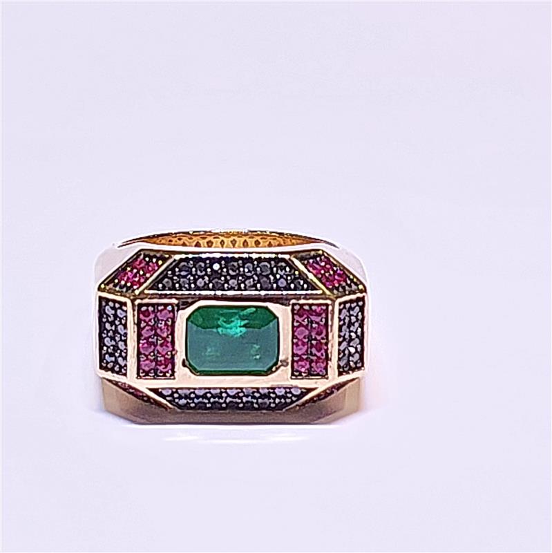 0.45 ct Diamond 18 K Rose Gold Ring 15.67 gr