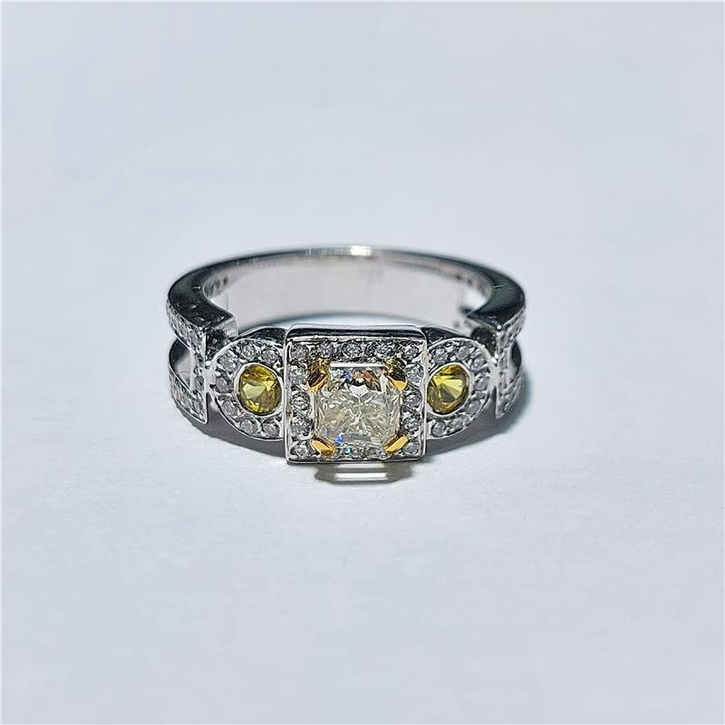 1,75 ct Diamond 18 K Gold Ring 9,28 gr
