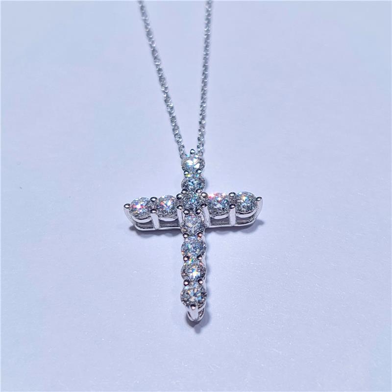 0,57 ct Diamond 18 K White Gold Necklace 2,72 gr