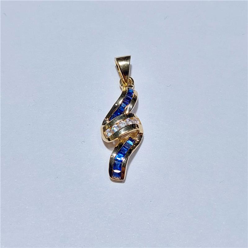 0,15 ct Diamond 18 K Yellow Gold Necklace 3,06 gr