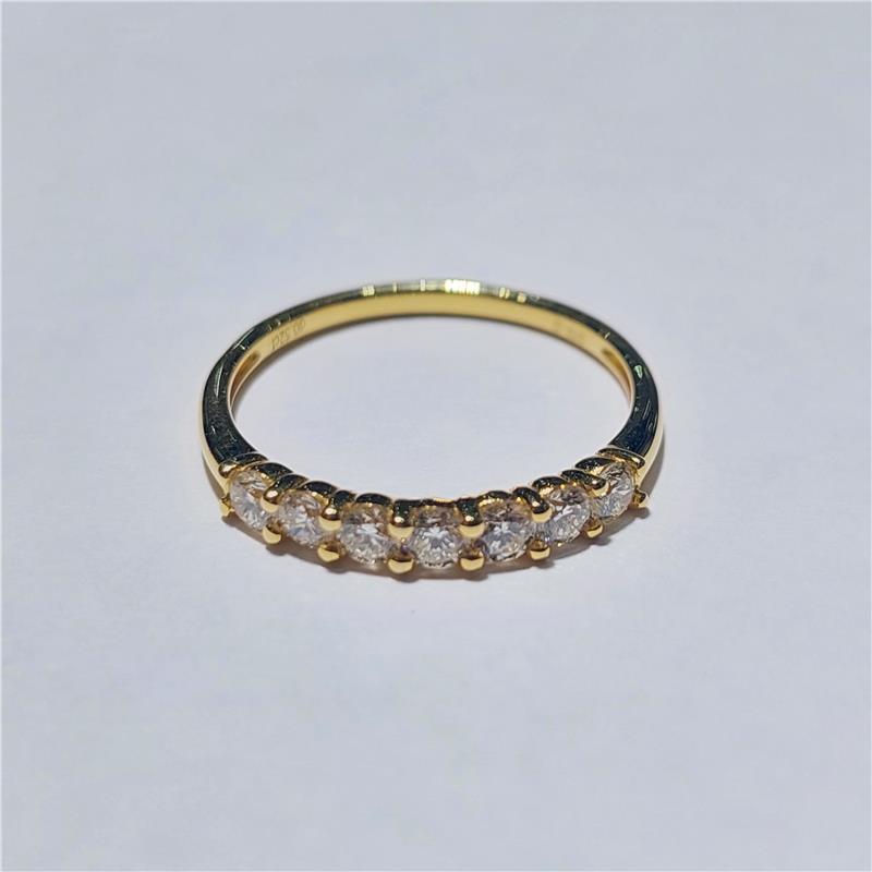 0,52 ct Diamond 18 K Yellow Gold Ring 1,92 gr