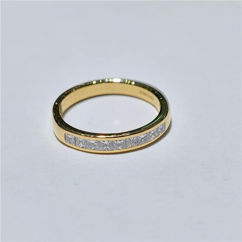 0,80 ct Diamond 18 K Yellow Gold Ring 3,52 gr